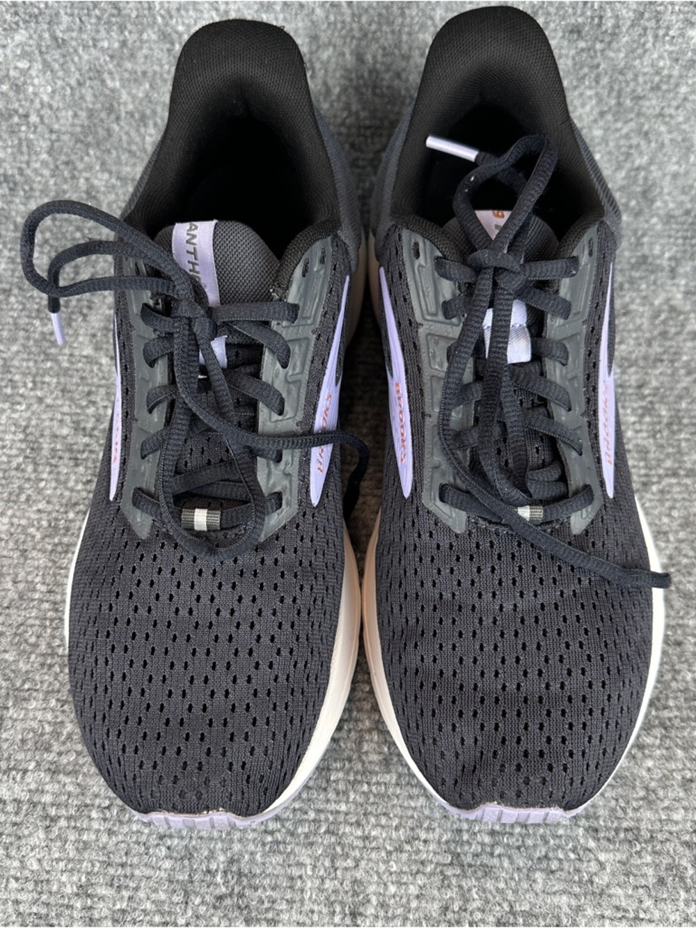 Brooks Anthem 6 Women's Running Shoes Ebony Lavender Copper Sneakers Size 8.5 - Picture 3 of 16